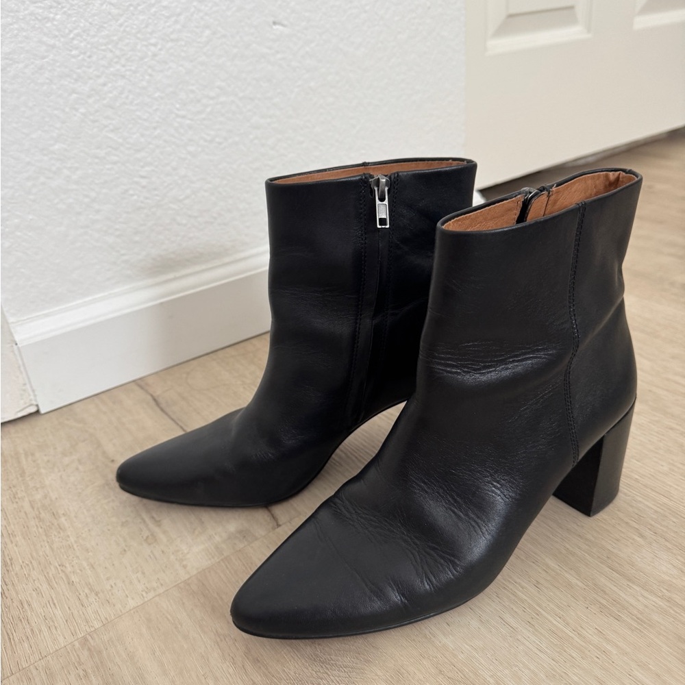 Madewell Black Leather Boots